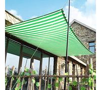 Tenda parasole rettangolare a vela - blocco UV in HDPE, resistente tenda da esterno per giardino, cortile, patio, design a strisce, dimensioni 4 x 8 m