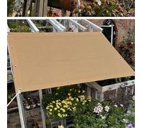 Tenda parasole rettangolare con anello di bloccaggio e corda, 1 x 1,5 m, per esterni, traspirante, protezione solare, ricambio per tende da giardino, tessuto ombreggiante
