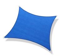Tenda parasole rettangolare con angoli rinforzati, anelli a D in acciaio inox, per patio, prato e terrazza (7 x 5 m)