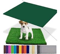 Tenda parasole rettangolare da giardino, 320 x 400 cm, impermeabile, protezione UV, in poliestere, colore verde scuro, per esterni, per piante, terrazza, privacy, materiale PES