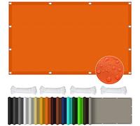 Tenda parasole rettangolare impermeabile, 1 x 1,2 m, protezione UV per giardino, balcone, barca e terrazza