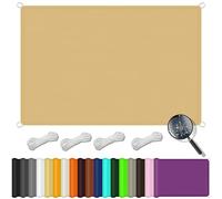 Tenda parasole rettangolare impermeabile, 2,5 x 10 m, 98% protezione dai raggi UV, in poliestere PES di alta qualità, resistente agli strappi, resistente alle intemperie, protezione solare per esterni