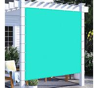 Tenda parasole rettangolare impermeabile, 2,5 x 6,5 m, facile installazione, per patio, giardino, cortile, protezione da esterni, colore azzurro cielo