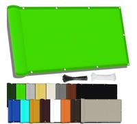 Tenda parasole rettangolare, impermeabile, 2 x 2,5 m, protezione UV 95%, per giardino e patio, include 1 corda da 1 m (blu)