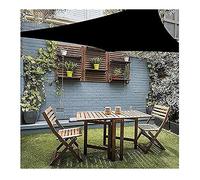 Tenda parasole rettangolare, impermeabile, con blocco UV, per patio, prato, giardino, pergole e gazebo, copertura nera per una maggiore protezione