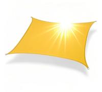 Tenda parasole rettangolare impermeabile per esterni, protezione al 95%, tessuto traspirante, per giardino, patio, terrazza e riparo dalla pioggia