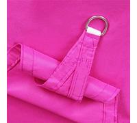 Tenda parasole rettangolare impermeabile, resistente ai raggi UV, in tessuto Oxford, antivento, per esterni, per giardino, patio, terrazza, 4 x 5 m, colore rosa, protezione antiossidante
