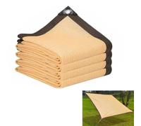 Tenda parasole rettangolare in tessuto 90%, 12,7 x 12,7 cm, per uso esterno, telone in rete con occhielli, ideale per patio e pergolato (6 x 14 m)