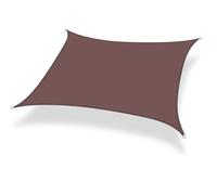 Tenda parasole rettangolare, in tessuto traspirante, 95% protezione dai raggi UV, impermeabile, resistente al vento e alla polvere, per esterni, per giardino, patio, balcone e terrazza