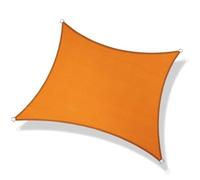 Tenda parasole rettangolare per esterni, blocco UV, bordi rinforzati al 95%, anelli a D in acciaio inox, ideale per la protezione del prato, 4 x 6 m