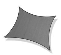 Tenda parasole rettangolare per esterni, protezione UV al 95%, angoli rinforzati in acciaio inox, perfetta per patio, prato, soluzione per tenda da 9,6 x 6 m