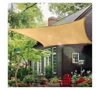 Tenda parasole rettangolare, protezione UV, per patio e balcone, con anello a D, 3,5 x 5 m, protezione solare per giardino e terrazza, per il massimo comfort all'aperto