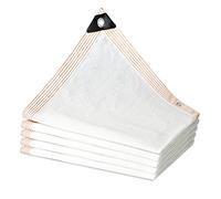 Tenda parasole rettangolare, protezione UV, resistente al calore, con occhielli in metallo, per balcone, cortile, patio, riparo dal sole all'aperto