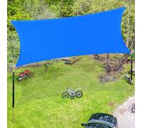 Tenda parasole rettangolare resistente, 2,5 x 3,5 m, di alta qualità, per pergola, prato e giardino, protezione UV al 98%, soluzione impermeabile