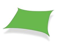 Tenda parasole rettangolare, traspirante, con protezione UV al 95%, impermeabile, per giardino, terrazza, balcone, resistente al vento e alla polvere