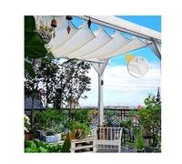 Tenda parasole telescopica retrattile Sa per patio, giardino, pergola, tettoia personalizzabile per esterni, protezione dai raggi UV, 1,2 x 4 m (larghezza x lunghezza x lunghezza)