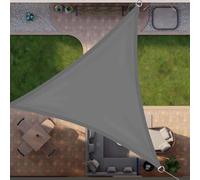 Tenda parasole triangolare, 30 x 30 x 3,5 m, blocco UV, impermeabile, resistente agli strappi, per cortile, patio, pergola e giardino, copertura per esterni