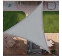 Tenda parasole triangolare, 30 x 30 x 3,5 m, impermeabile, resistente agli strappi, per cortile, patio, pergola, giardino, copertura per ombrellone da esterno