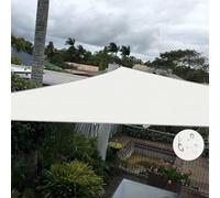 Tenda parasole triangolare, 55 x 50 cm, impermeabile, protezione UV al 98%, impermeabile, per esterni, patio, giardino, garage e cortile (personalizzabile)