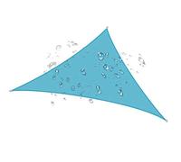 Tenda parasole triangolare destra, 3 x 3 x 4,9 m, con kit di ferramenta, protezione UV al 95%, per giardino, patio, terrazza, spazi esterni, panno di copertura resistente ai raggi UV