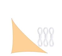 Tenda parasole triangolare di alta qualità, 4 x 4 x 5,7 m, blocco UV, 95% impermeabile, per patio, terrazza e campeggio, con corda inclusa, soluzione ombreggiante per esterni