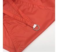 Tenda parasole triangolare impermeabile, 4,5 m, blocca il 98% dei raggi UV, baldacchino per esterni per patio e feste, protezione solare estiva, colore arancione resistente, perfetto per cortile