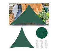 Tenda parasole triangolare, impermeabile, 98% protezione dai raggi UV, traspirante, per esterni, giardino, prato e cortile, include corda e anello a D, 5,2 x 5,2 x 5,2 m
