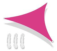 Tenda parasole triangolare impermeabile, protezione UV 98%, per esterni, giardino, balcone, patio, terrazza, 4,5 x 4,5 x 4,5 m, perfetta per roseti e molto altro ancora