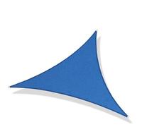 Tenda parasole triangolare impermeabile, resistente ai raggi UV, in tessuto con anelli a D in acciaio inox, bordi curvi che non sbiadiscono e antistrappo (8 4 x 4 x 5,7 m)