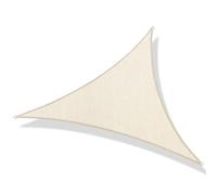 Tenda parasole triangolare, in HDPE, con protezione UV, traspirante e impermeabile, include corde e fili inclusi, ideale per balcone, giardino, patio, campeggio (1,2 x 2 x 2 m)