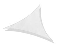 Tenda parasole triangolare, resistente ai raggi UV, in polietilene ad alta densità, per giardino, patio, balcone e campeggio, tessuto impermeabile e traspirante, con fili e corda (3 x 4 x 5 m)