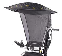 Tenda parasole universale per sedia a rotelle, resistente ai raggi UV, altezza regolabile per la maggior parte delle sedie a rotelle elettriche, protezione dagli agenti atmosferici