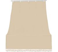 Tenda Parasole Veranda Giardino, 145x290cm, Beige, Tenda da Sole per Balcone Esterna, Kit Montaggio Ganci e Anelli Inclusi, Tessuto Resistente, Impermeabile