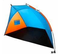 Tenda Paravento Aktive 200 x 120 x 125 cm Azzurro Arancio [4 Unità]