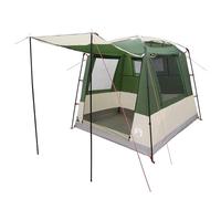 Tenda Party 10 Persona Grigio e Arancione con Corde e Picchetti