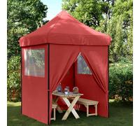 Tenda Party 200 x 200 x 306 cm Borgogna Tessuto Oxford