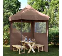 Tenda Party 200 x 200 x 306 cm Marrone Tessuto Oxford