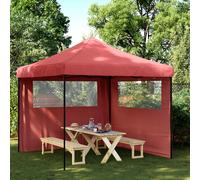 Tenda Party 292 x 292 x 315 cm Borgogna Tessuto Oxford