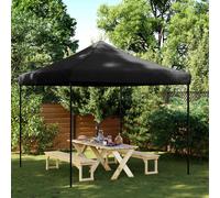 Tenda Party 292 x 292 x 315 cm Nero Tessuto Oxford