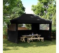 Tenda Party 292 x 440 x 315 cm Nero Tessuto Oxford