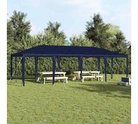 Tenda Party Blu 800 x 400 x 266 cm Polietilene e Acciaio