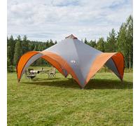 Tenda Party con tetto Grigio e arancione 600 x 600 x 400 cm