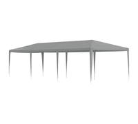 vidaXL Tenda per feste rettangolare grigio chiaro 900×300×255 cm PE e acciaio impermeabile