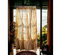 Tenda patchwork Sari vintage indiana 2 pezzi tendaggio decorazione finestra t...
