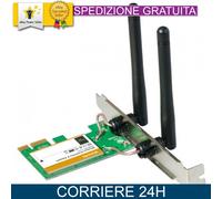 TENDA SCHEDA DI RETE PCI EXPRESS WI-FI 300Mb 802.11B/G/N, NANO SIZE, AUTO INSTALLANTE