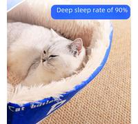 Tenda per animali portatile morbida con scatola per snack per gatti, per