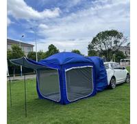 Tenda per auto, portatile, per 5-8 persone, impermeabile, estensione posteriore per SUV, con protezione UV, per campeggio e attività all'aperto