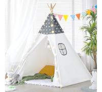 Tenda per bambini Con borsa da trasporto, tenda in tela per bambini, camera per per uso interno ed esterno tenda indiani per bambini Adatto a ragazzi e ragazze