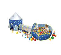 Tenda Per Bambini Con Tunnel Casetta Giocattolo Pieghevole