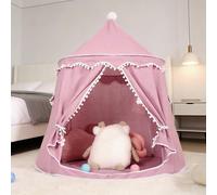 Tenda per Bambini Nuvoles Bandiere Colorate,Capannas per Bambini da Interno Adattos a Bambini dai 2 ai 12 anni,Tenda Gioco Bambina,Giocattoli per Bambini e Ragazze (D-Viola-[110x110x125cm])